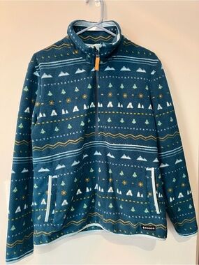 Woods 1/2 zip women’s sweater